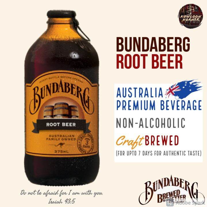 [australia Premium Beverage] Bundaberg Root Beer 375ml Non Alcoholic Craft Brewed Drinks Lazada Ph