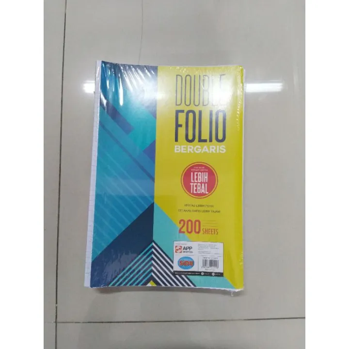 Kertas Double Folio Garis Sheet Lazada Indonesia