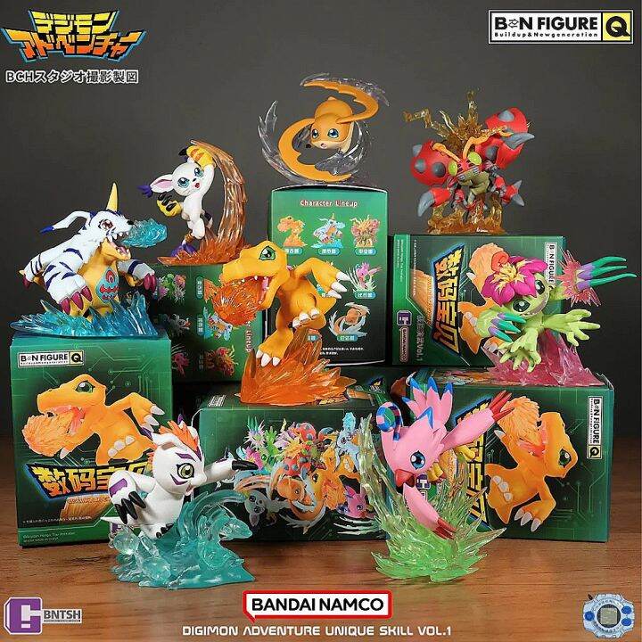 ลุ้น1ตัว🍃 ดิจิม่อน *Asia Exclusive* BN Figure Q Digimon Adventure ...