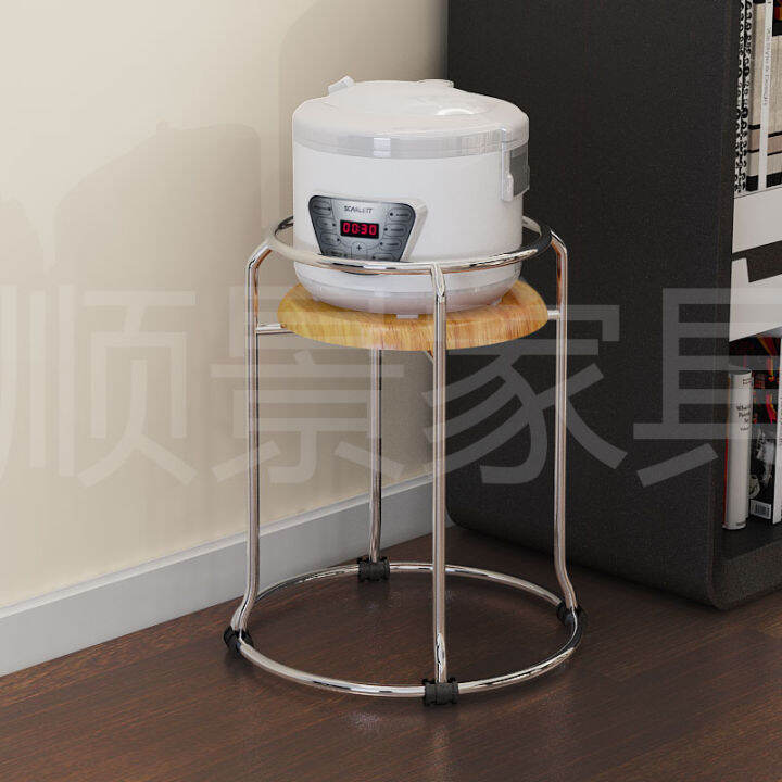 Simple Restaurant Rice Cooker Storage Stool Stainless Steel Storage