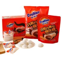 Ovaltine มาร์ชเมลโล่สอดไส้โอวัลติล Ovaltine Marshmallow นุ่มหนึบ หอมอร่อย นุ่ม ละมุน ไส้เยิ้มๆ