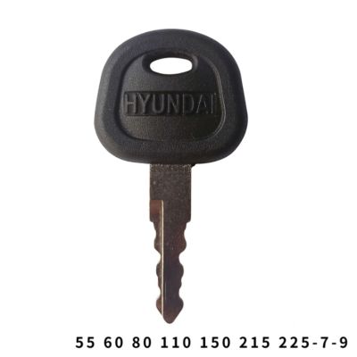 กุญแจรถขุด ฮุนได Hyundai 55 60 80 110 150 215 225-7-9 กุญแจสตาร์ท กุญแจสำรอง รถขุด รถยก แม็คโคร