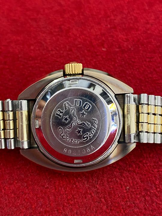 rado-balboa-17-jewels-automatic-ตัวเรือนคาไบรท์-นาฬิกาผู้หญิง-มือสองของแท้