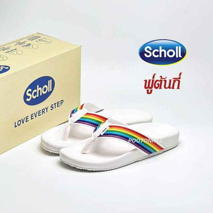 scholl-รองเท้าสกอลล์-รุ่น-river-rainbow-ริเวอร์-เรนไบว์-เทคโนโลยีไบโอปรินท์-bioprint-ของเเท้-พร้อมส่ง