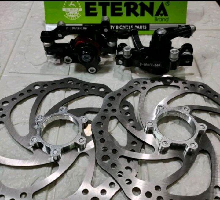 Rem Cakram Set Disk Brake Set Mekanik Eterna EN DB 611 F R Rotor 160mm Lazada Indonesia