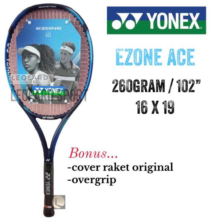 Raket Tenis Yonex EZONE ACE 2022 (Sky Blue) Berat : 260g 102" Original ...