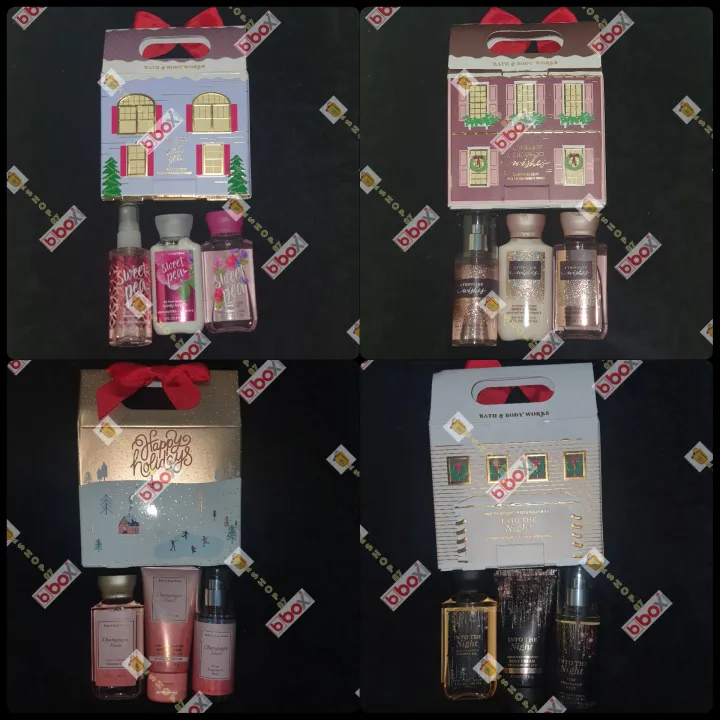 Bath and body works travel size gift set Includes mist, lotion, shower