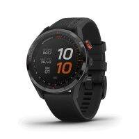 Garmin Watch Approach S62 Black Ceramic Bezel with Black Silicone Band นาฬิกาสำหรับนักกอล์ฟ