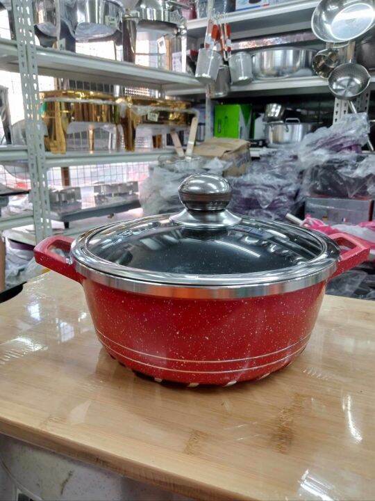 22cm Granite Nonsticky Cookware Casserole. Lazada PH