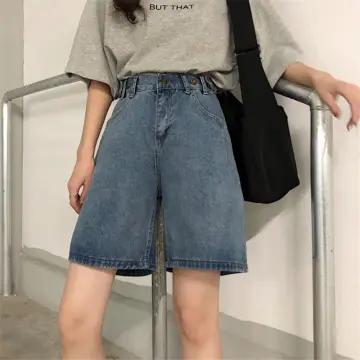 Amazon.com: Tummy Control Flowy Shorts Loose Casual Womens Jean Shorts High  Waisted Western Denim Solid Raw Hem High Rise Pants : Clothing, Shoes &  Jewelry