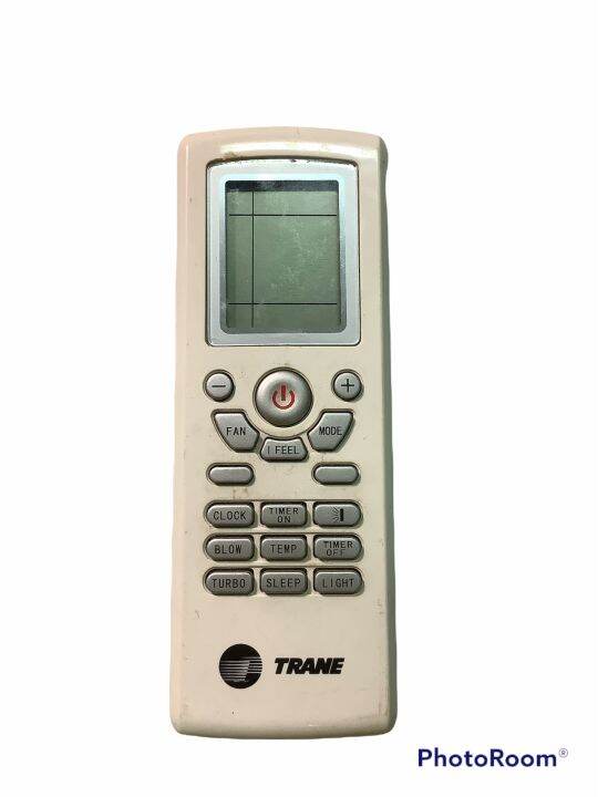 รีโมทแอร์-remote-รีโมทเทรน-ยี่ห้อเทรน-trane-รุ่น-yt1f-มือ-2-เก่าเก็บ