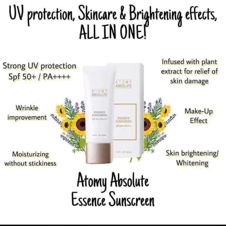 Atomy Absolute Essence Sunscreen Ml Spf Pa Premium Moisture High Factor Sunscreen