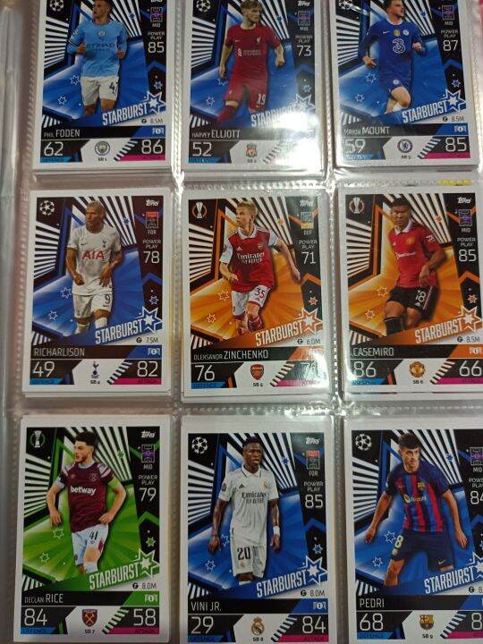 [Completed set] Topps Match Attax UCL Extra - Starburst | Lazada