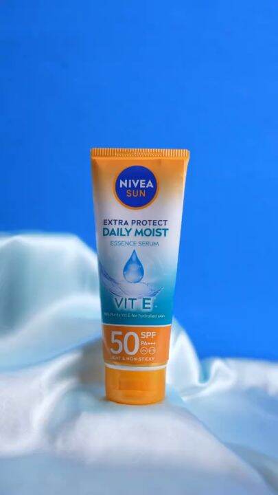 Nivea Sun Body Serum Daily Moist Essence Serum Spf50 Pa 180ml