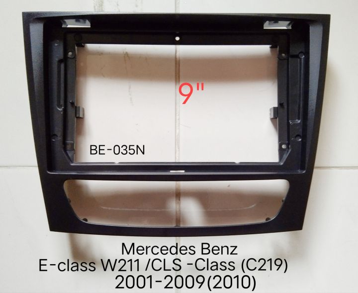 หน้ากากวิทยุ Mercedes BENZ E-CLASS W211/CLS W219 ปี 2002-2009(2010) สำหรับเปลี่ยนจอ Android9"