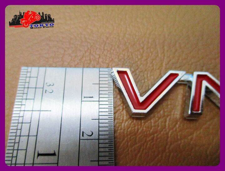 toyota-vn-turbo-logo-red-amp-chrome-sticker-size-12-5-cm-1-set-โลโก้-ข้อความ-ขนาด-12-5-ซม-สินค้าคุณภาพดี