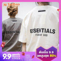 Essentials เสื้อยืดแขนสั้นแบบใหม่ฤดูร้อนปี2022 FOG ผู้ชาย INS อินเทรนด์ oversiz แบรนด์ยอดนิยมผ้าฝ้ายแท้สำหรับผู้หญิง bnm