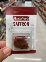 หญ้าฝรั่น แซฟฟรอน ตรา มาสเตอร์ฟู้ดส์ 0.5g Saffron Masterfood Brand Product of Australia