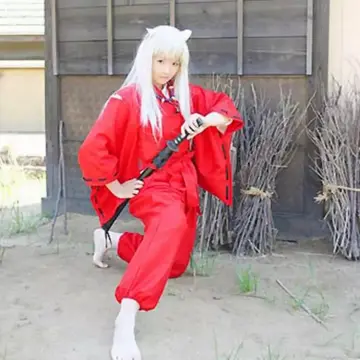 Inuyasha cosplay wig outlet with ears