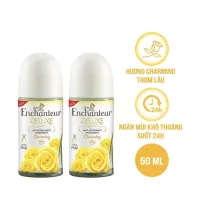 Lăn khử mùi nước hoa/ dưỡng trắng da Enchanteur Charming 50ml/ 25ml chai