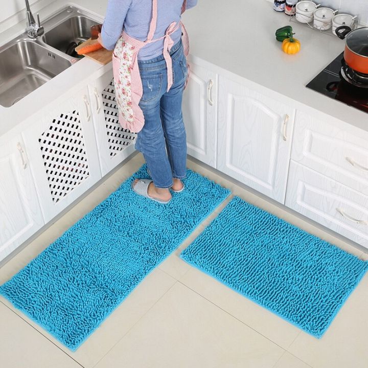 top-way-kitchen-floor-mat-set-40-60-40-120cm-พรมปูพื้น-พรมห้องครัว-พรมเชต2ชิ้น-มี2ผืน-วางหน้าห้องครัว-หลื-หน้าห้องน้ำ-ก็ได้-มียางกันลื่น-สินค้าใหม่-ขายดี-ราคาถูก-พร้อมส่ง