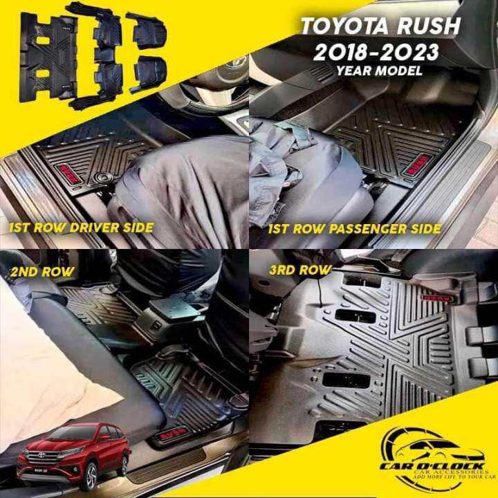Toyota Rush Deepdish Matting with Extension (20182023) Lazada PH