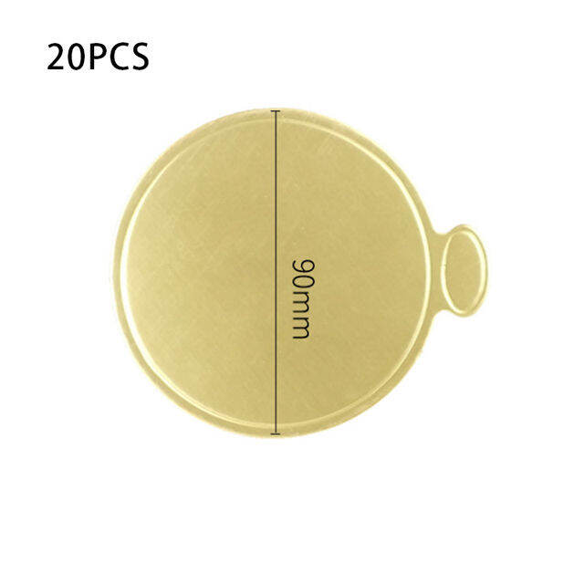 100pcs/Set Golden Paper Board Mousse Mat Pastries Dessert Displays Tray