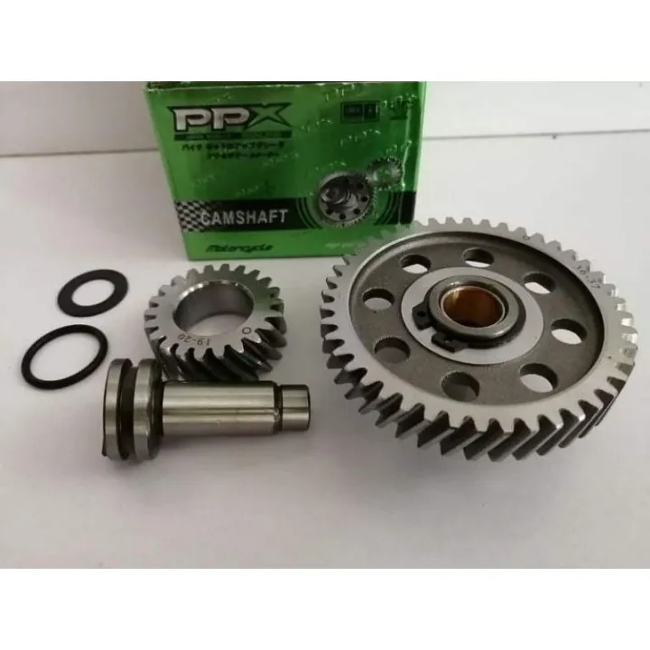 CAM SHAFT W GEAR & FOLLOwER SHAFT ORING/WAVE WASHER PPX TAIWAN QUALITY