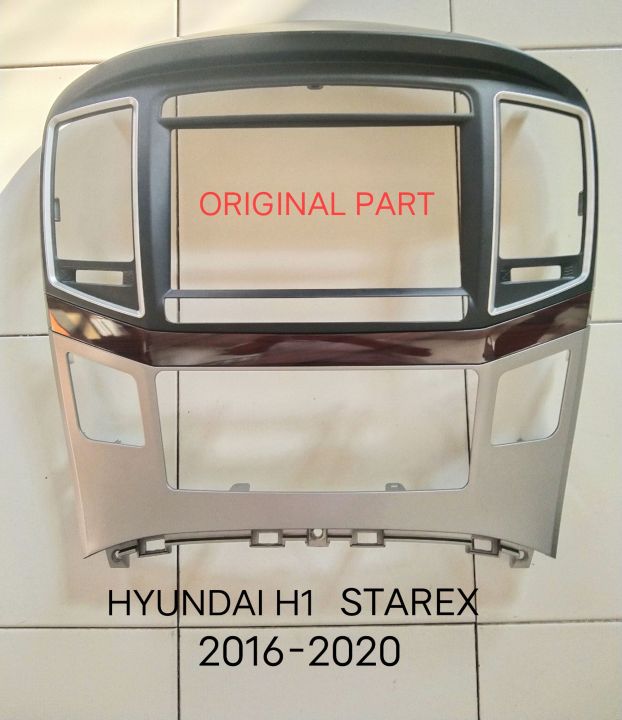 หน้ากากวิทยุ-hyundai-h1-starex-งานแท้ของศูนย์-ปี-2014-2020-สำหรับเป็นหน้ากากเดิม