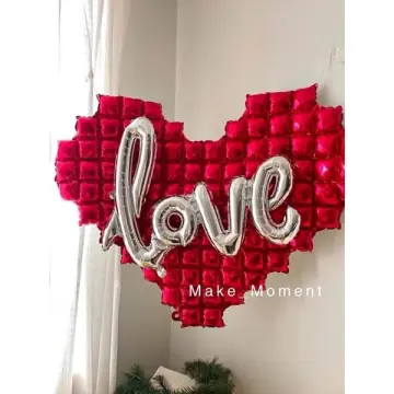 500Pcs/Roll Sparkle Heart Stickers Red Love Scrapbooking Adhesive Sticker  for Valentines Day Wedding Gift Box Bag Decoration