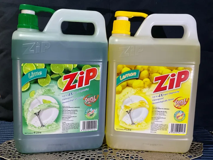 ZIP Dishwashing Liquid 4Litre Lazada PH