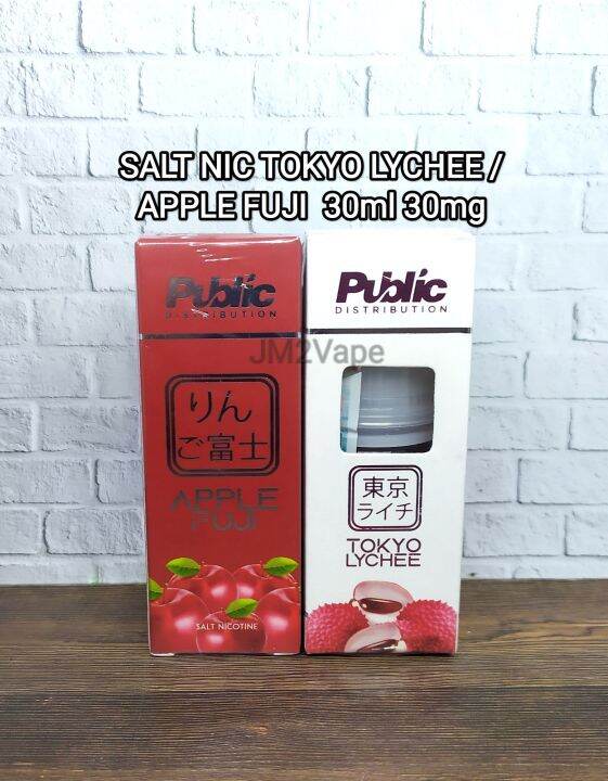 Salt nic Tokyo Lychee dan Apple Fuji 30ml 30mg Lazada Indonesia