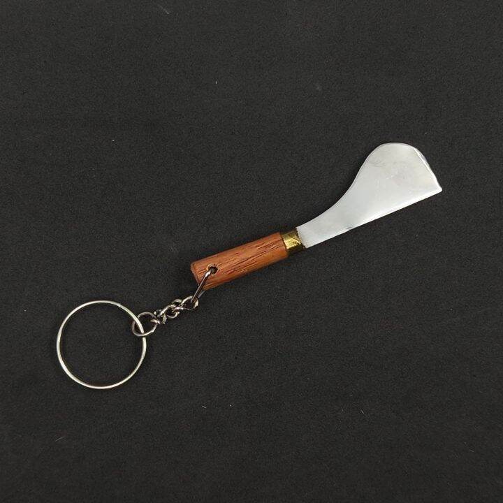 พวงกุญแจมีดอีโต้แก้วน่าม้าจิ๋ว-mini-eto-knife-keychain