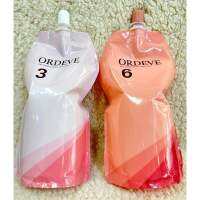 MILBON ORDEVE DEVELOPER HAIRCOLOR 1000 ML. 3% 6% สำหรับผสม สีผม สูตรถนอมเส้นผม