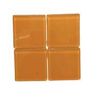 กระเบื้อง โมเสคแก้ว ขนาดเล็ก 4ชิ้น/ชุด สีเขียว? สีส้ม? - TILES