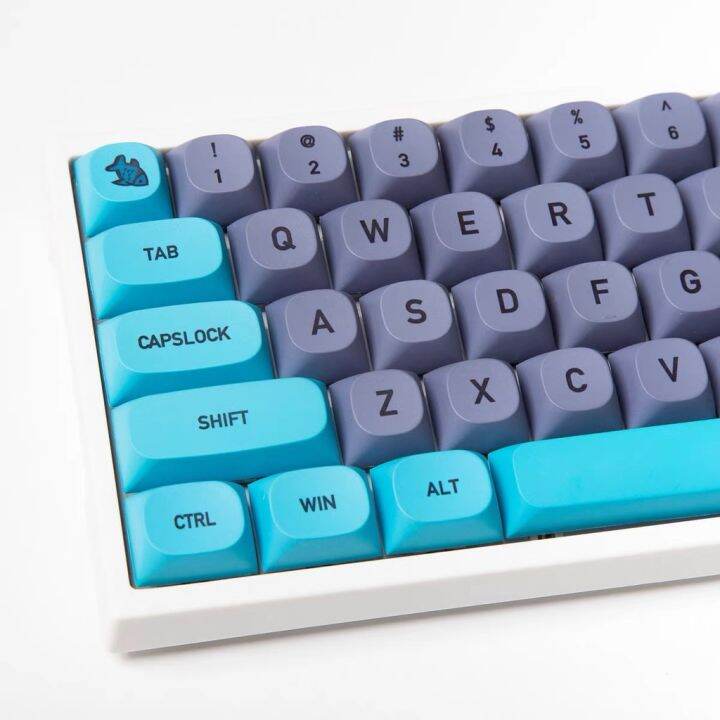 Blue Cat 125 keys MA contour keycaps 9mm PBT sublimation for mechanical