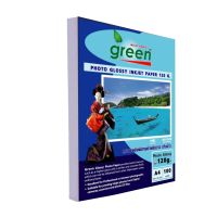 120แกรม​ Greeninkjet​ Glossy Photo Paper​ กรีนอิงค์เจท​ เปเปอร์​ กระดาษโฟโต้ ผิวมัน Glossy Photo Paper A4