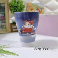 ?[พร้อมส่ง-006]  Sanrio  Kitty คิตตี้  ลิขสิทธิ์แท้ 100% จากญี่ปุ่น   แก้วชา เซรามิก ขนาด :  3 x 4   นิ้ว สามารถเข้าไมโครเวฟได้ ?รบกวนเช็คขนาดก่อนตัดสินใจนะคะ?