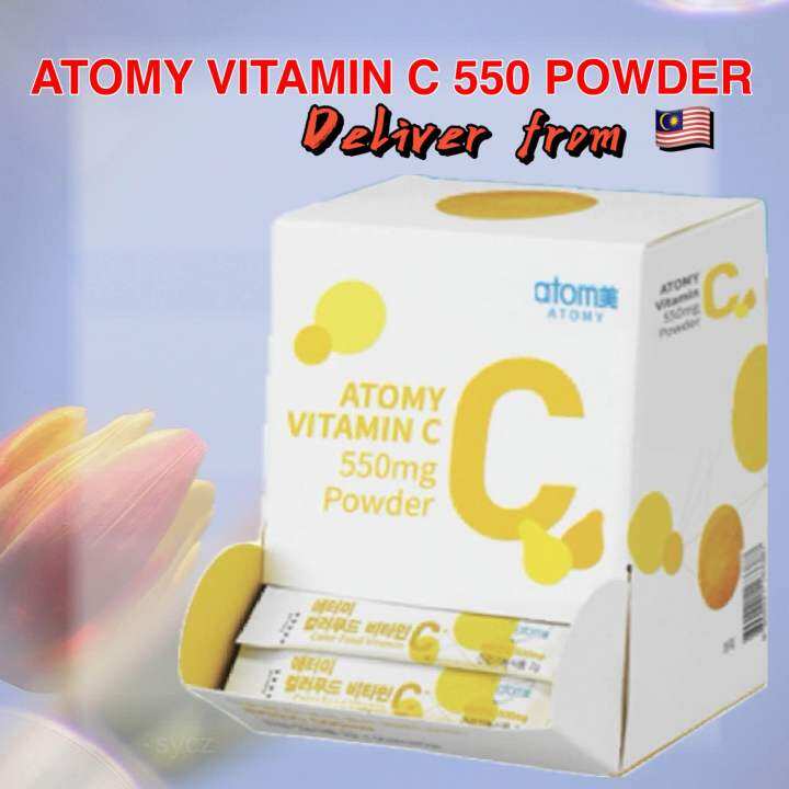 READY STOCK EXPIRED YEAR AUG 2024 Atomy Vitamin C 550mg (2gx90 sticks