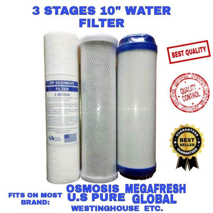 3 STAGES WATER FILTER 10