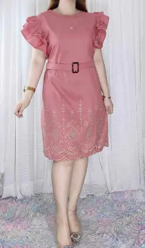 PLUS SIZE FORMAL OLD ROSE DRESS/ FORMAL DRESS/ WEDDING DRESS/ WEDDING  OCCASION