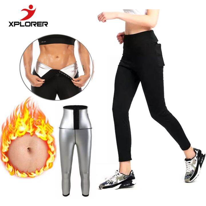 High Waist Sauna Leggings Weight Loss Belly Trimmer Legs Slimming