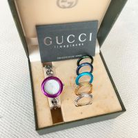 Like new!! Gucci 11/12.2L Interchangeable bezels watch ของแท้