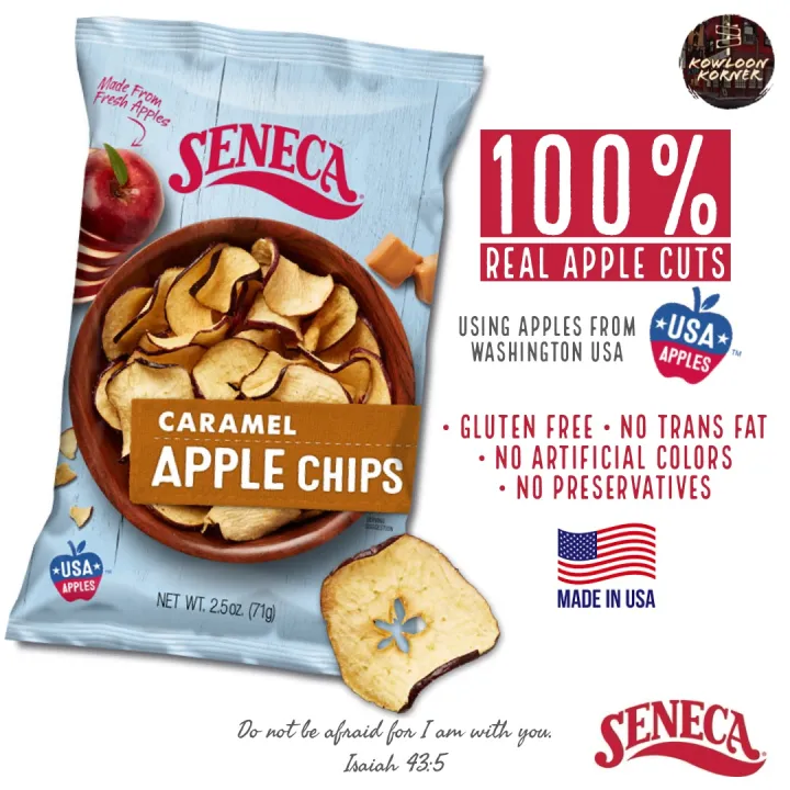 [Made in USA] Seneca Apple Chips 70g Caramel Lazada PH