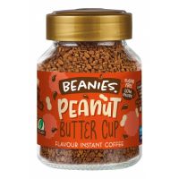 Beanies Flavoured Coffee Instant กลิ่น Peanut Butter Cup Net:50 g. BBF 11/05/24