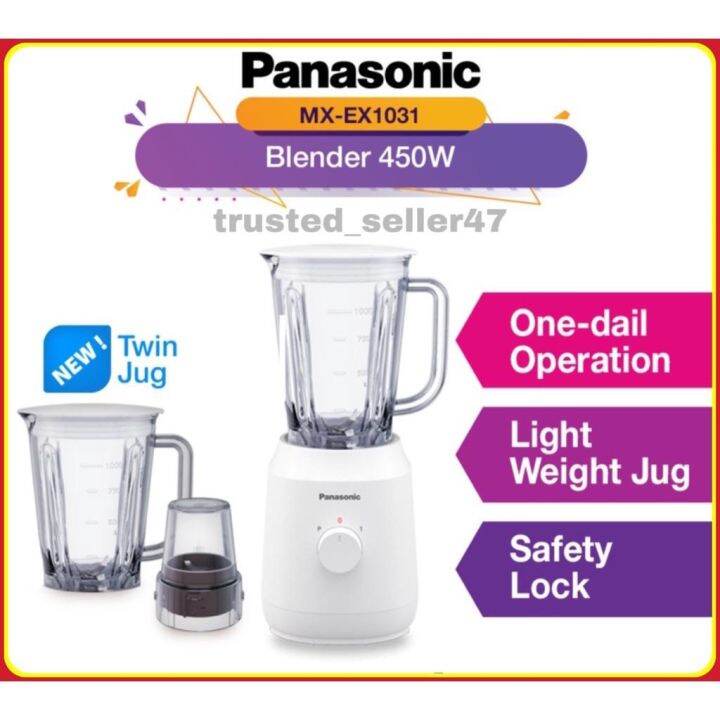 Panasonic Original Blender Panasonic Pengisar Juicer Mixer 1.35L Twin