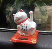 แมวกวัก ?พร้อมส่งจากไทย ?? Lucky Cat ทำพิธีฮ่องกง ใช้พลังงานจากแสงแดด เรียกเงิน ค้าขายปัง