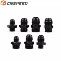 GF20 Male Adapter Fitting Black ORB ORB-6 ORB-10 ORB-10  O-ring Boss to AN6 6AN AN8 8AN AN1010AN 6061-T6 aluminum Flare fiting หัวฟิตติ่ง