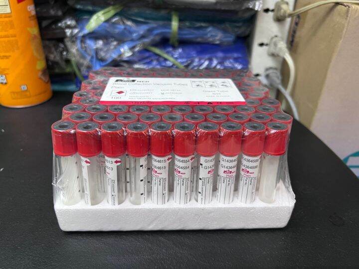 Blood collection tube Red Top Plain Tube Glass 5ml Lazada PH