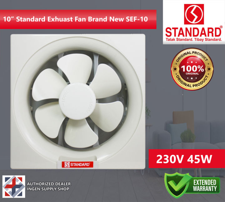 Standard Exhaust Fan 10 Inches Heavy Duty Brand New SED10 Lazada PH